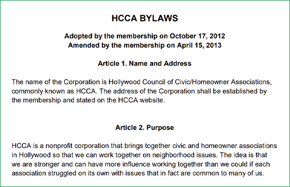HCCA Bylaws