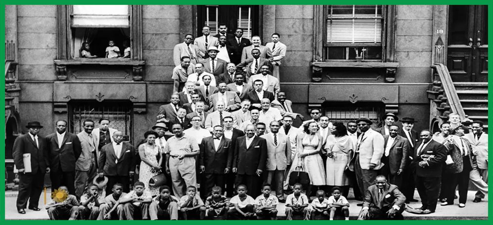 Capturing an immortal photograph of jazz legends