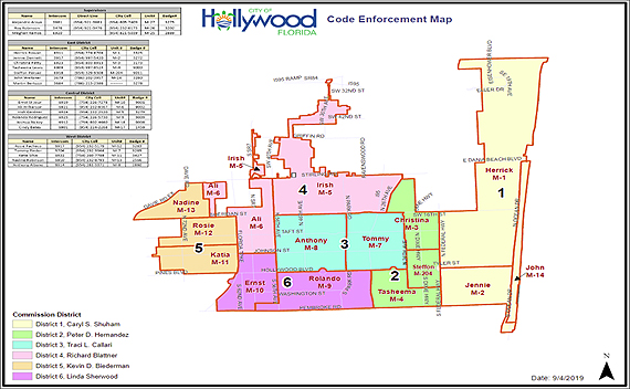 Code Enforcement Map - Hollywood, FL